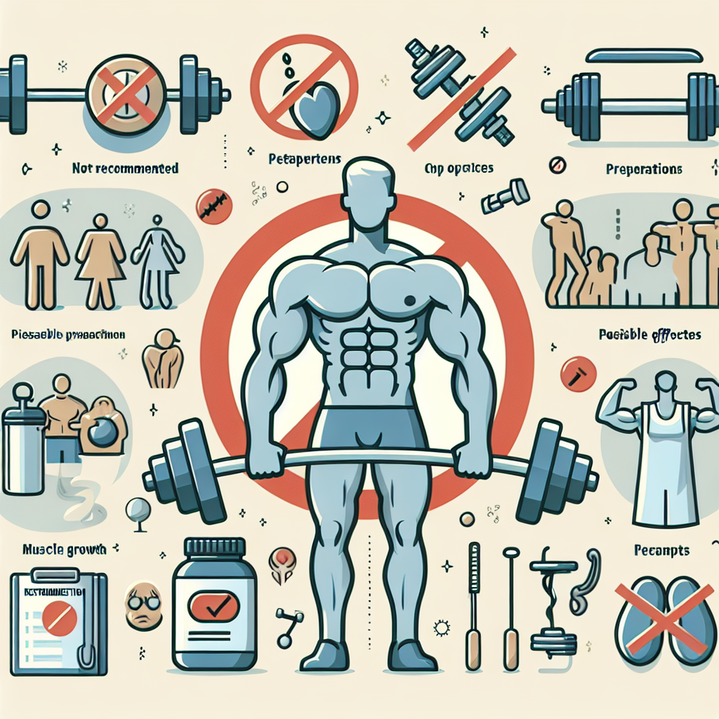 Casos en los que Preparativos para ganar masa muscular está contraindicado