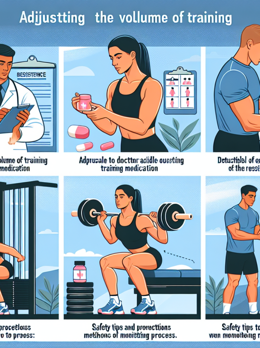 Cómo ajustar el volumen de entrenamiento al usar Medicamentos de resistencia