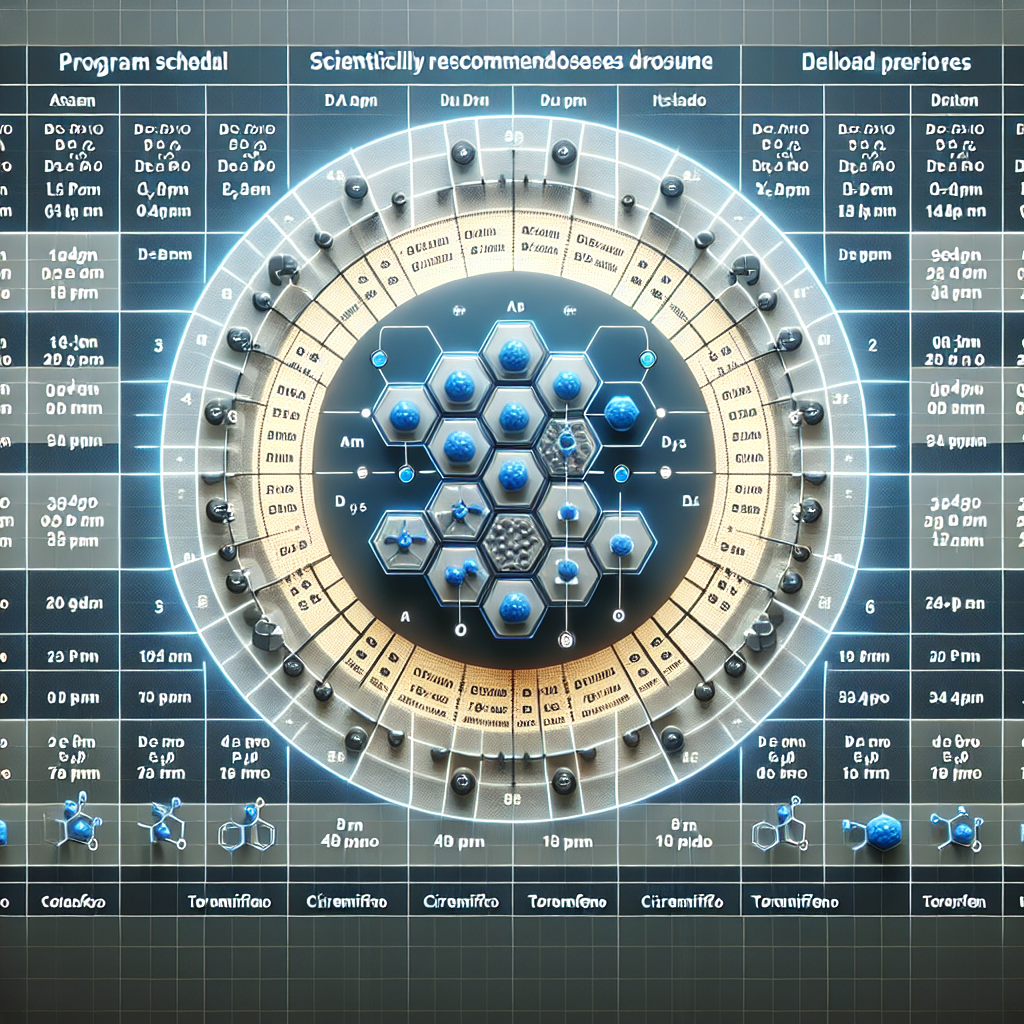 Cómo programar deloads sin perder efecto de Citrato de toremifeno