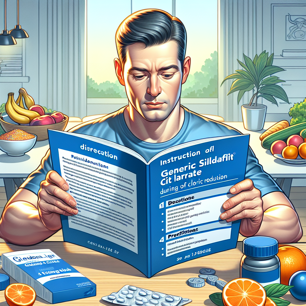 Cómo usar Sildenafil Citrate (Viagra generic) en fases de reducción calórica