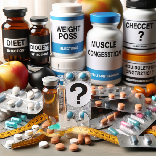 Inyecciones y pastillas para adelgazar y congestión muscular: ¿aumenta o no?
