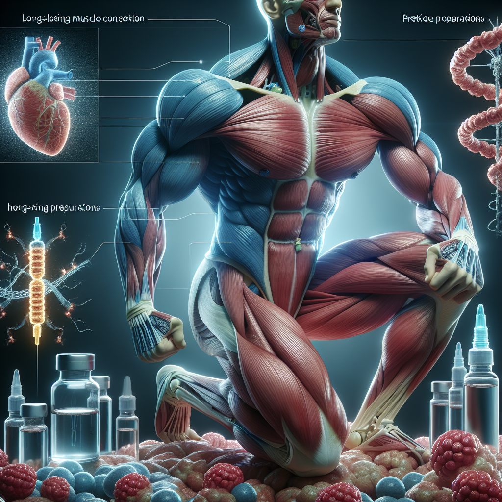 Preparados de péptidos y congestión muscular duradera