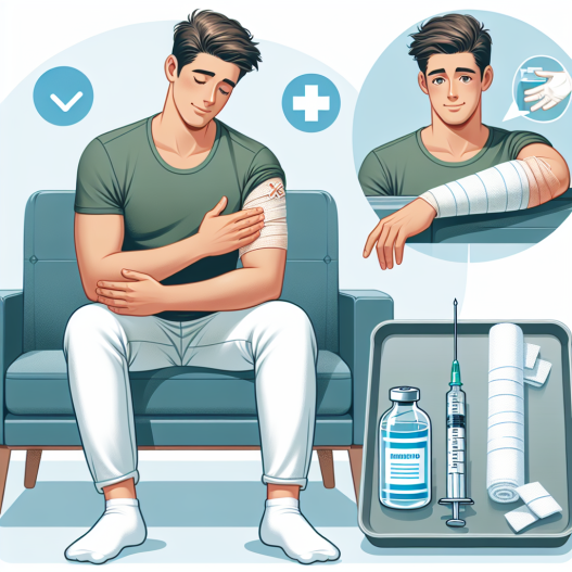 Qué esperar al usar Agua bacteriostática para inyección después de una lesión