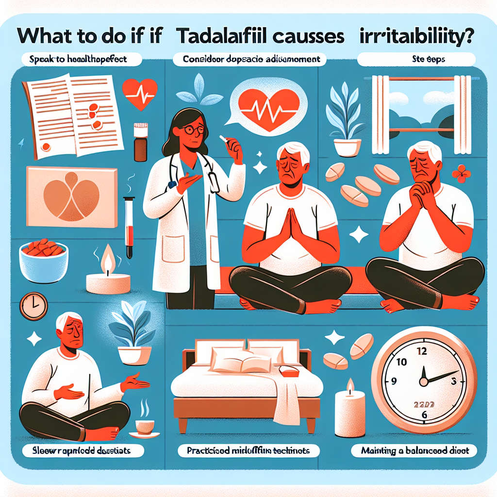 Qué hacer si Tadalafil te produce irritabilidad