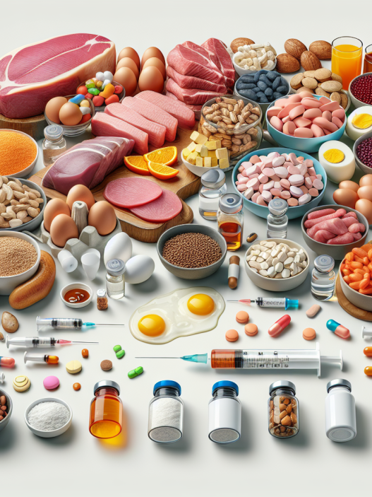 Qué tipo de proteína combinar con Inyecciones y pastillas para adelgazar