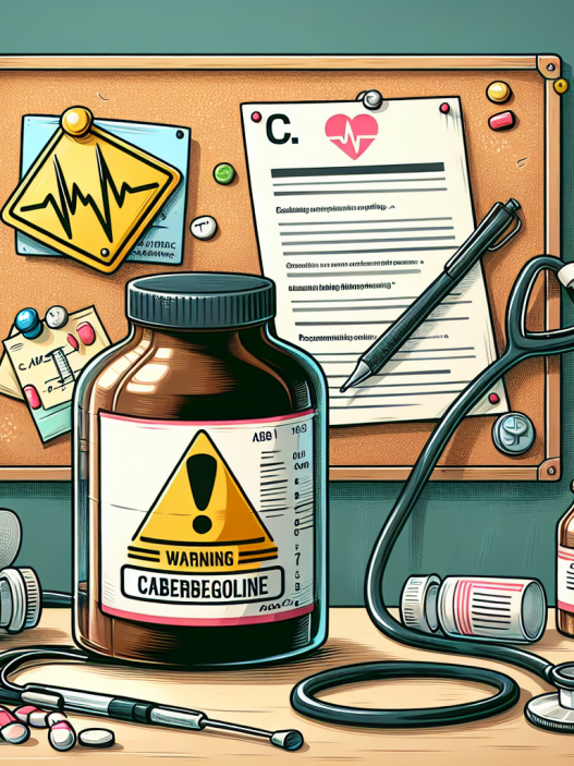 ¿Cabergolina puede aumentar el riesgo de lesiones?
