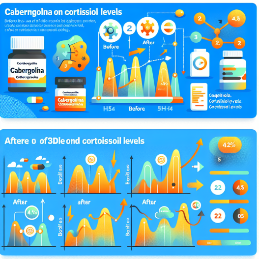 Cómo afectan los niveles de cortisol al usar Cabergolina