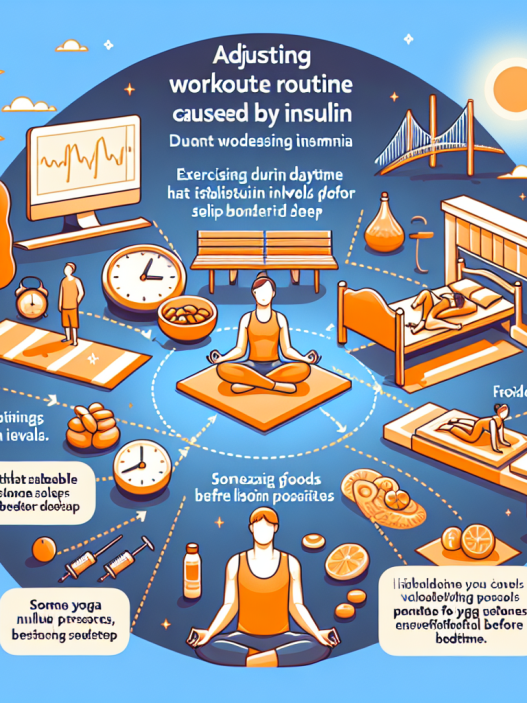 Cómo ajustar el entrenamiento si Insulina produce insomnio