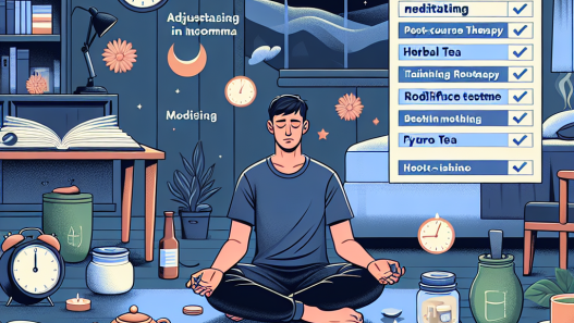 Cómo ajustar el entrenamiento si Terapia posterior al curso produce insomnio