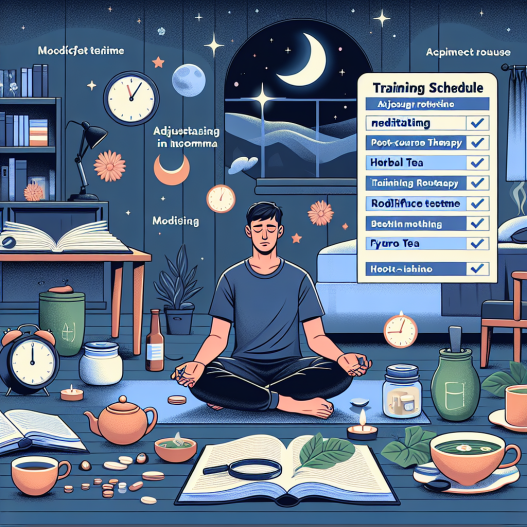 Cómo ajustar el entrenamiento si Terapia posterior al curso produce insomnio