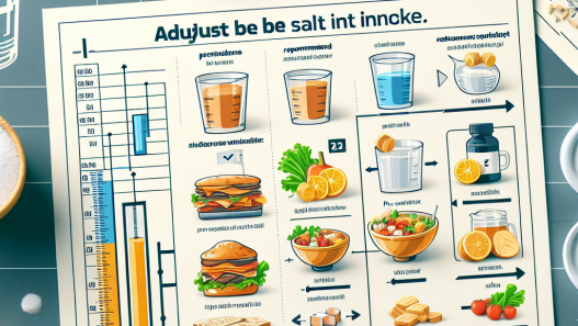 Cómo ajustar la ingesta de sal al usar Pre-Entrenamiento