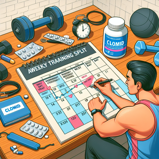 Cómo ajustar tu split semanal al usar Clomid