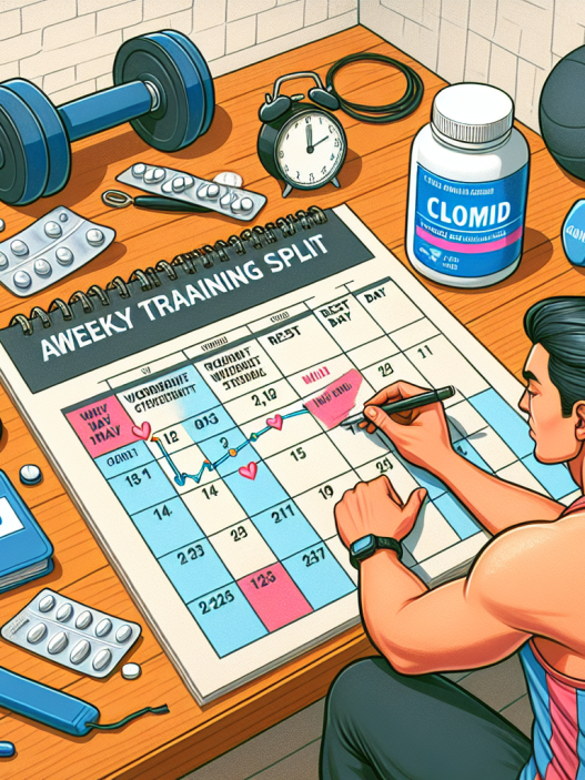 Cómo ajustar tu split semanal al usar Clomid
