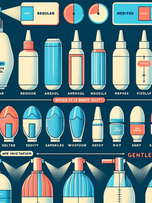 Cómo elegir entre Aerosoles nasales y su análogo más suave