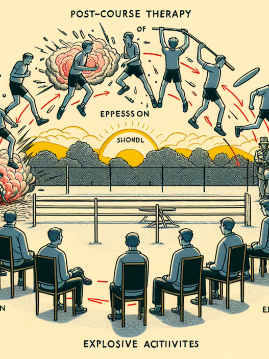 Cómo influye Terapia posterior al curso en actividades explosivas