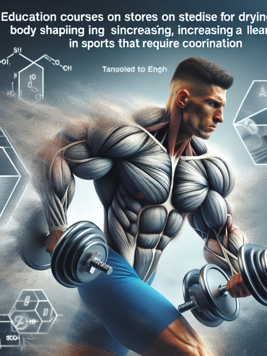 Cursos de esteroides para secado y modelado corporal (aumento de masa magra) en deportes que requieren coordinación