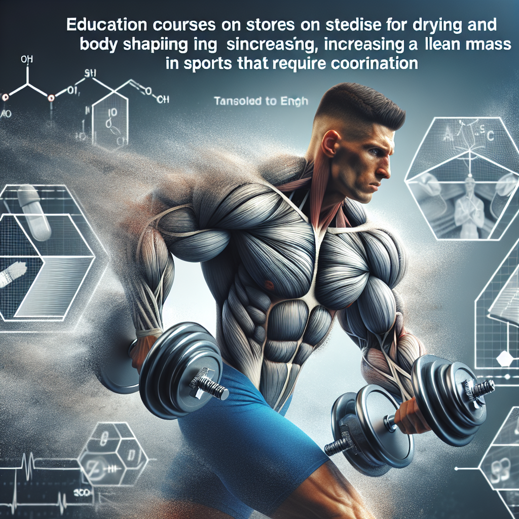 Cursos de esteroides para secado y modelado corporal (aumento de masa magra) en deportes que requieren coordinación
