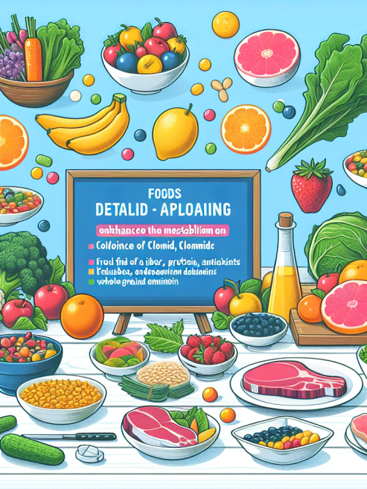 Qué alimentos facilitan el metabolismo de Clomid