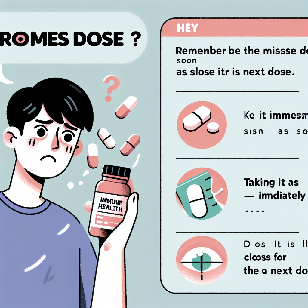 Qué hacer si se olvida una dosis de Salud inmunológica
