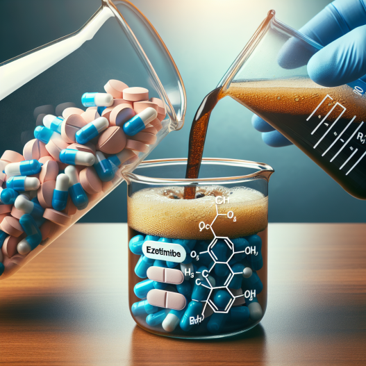 ¿Qué pasa al mezclar Ezetimiba con cafeína?