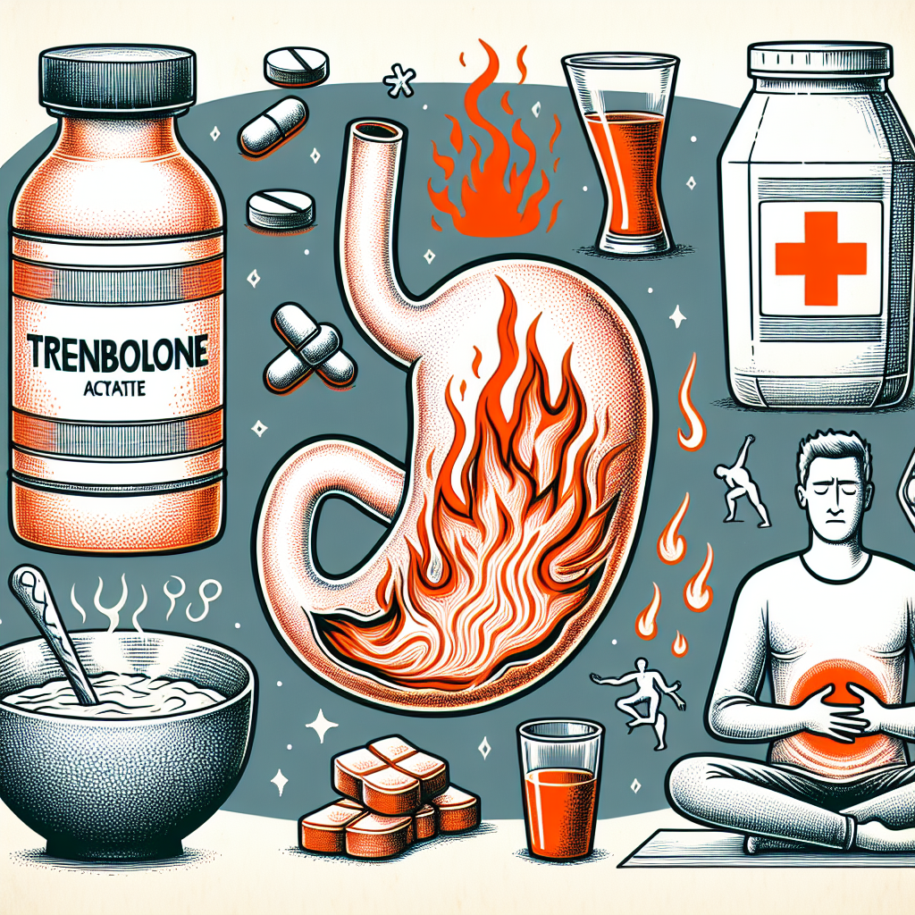 Qué hacer si Acetato de trenbolona causa ardor estomacal